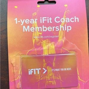 1 year iFIT family membership I It runs 396 for the year.  275 obo!